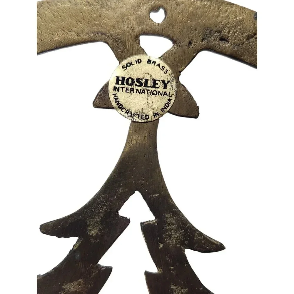 Hosley International Solid‎ Brass Christmas Tree Wall Sconce Candle Holder India